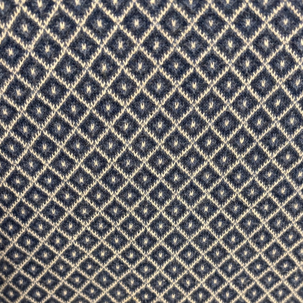 Brooks Brothers Supima Cotton Cashmere V-Neck Blue Diamond Sweater - Picture 3 of 7